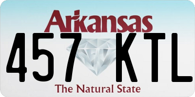 AR license plate 457KTL
