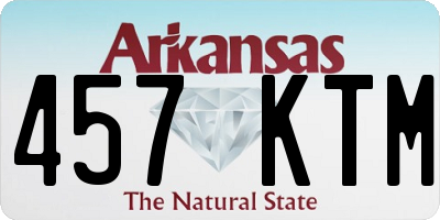 AR license plate 457KTM