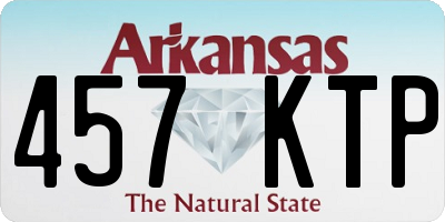 AR license plate 457KTP