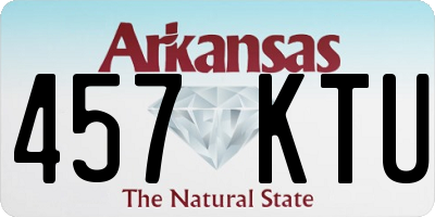 AR license plate 457KTU