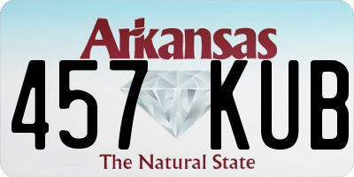 AR license plate 457KUB