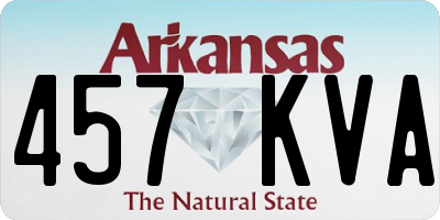 AR license plate 457KVA