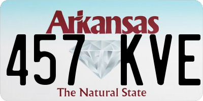 AR license plate 457KVE