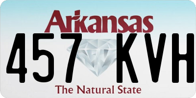AR license plate 457KVH