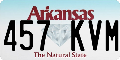 AR license plate 457KVM