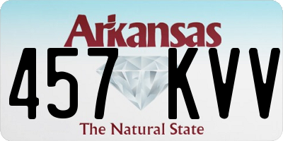 AR license plate 457KVV