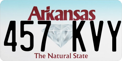 AR license plate 457KVY