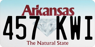AR license plate 457KWI