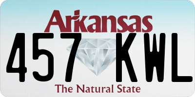 AR license plate 457KWL