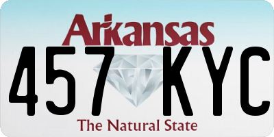 AR license plate 457KYC
