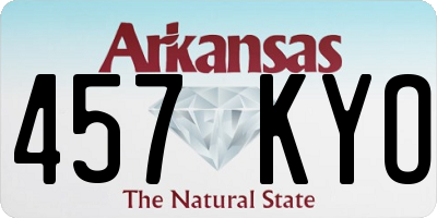 AR license plate 457KYO