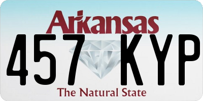 AR license plate 457KYP