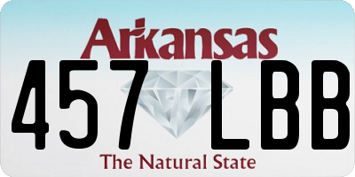 AR license plate 457LBB
