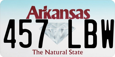 AR license plate 457LBW