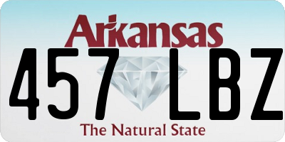 AR license plate 457LBZ