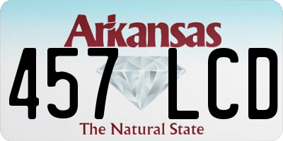 AR license plate 457LCD