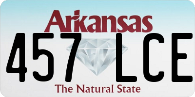 AR license plate 457LCE