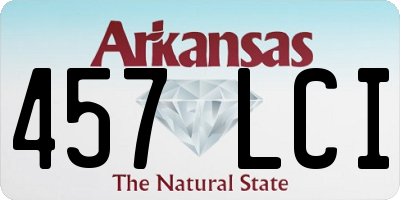 AR license plate 457LCI