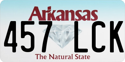 AR license plate 457LCK