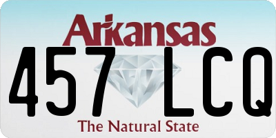 AR license plate 457LCQ