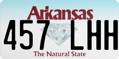AR license plate 457LHH