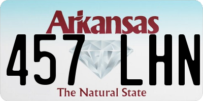 AR license plate 457LHN