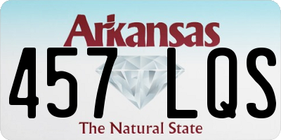 AR license plate 457LQS