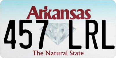 AR license plate 457LRL