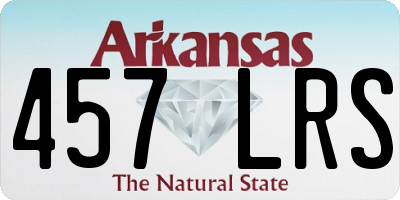 AR license plate 457LRS