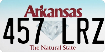 AR license plate 457LRZ