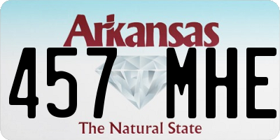 AR license plate 457MHE