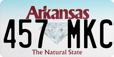 AR license plate 457MKC