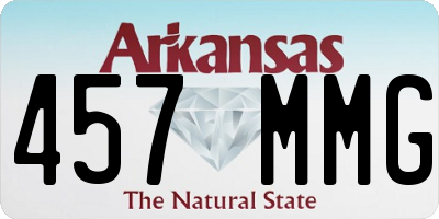 AR license plate 457MMG