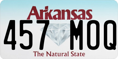 AR license plate 457MOQ