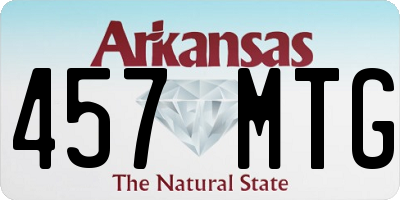 AR license plate 457MTG