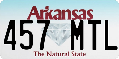 AR license plate 457MTL