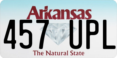 AR license plate 457UPL