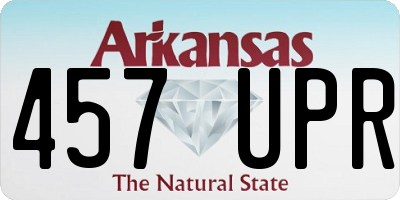 AR license plate 457UPR