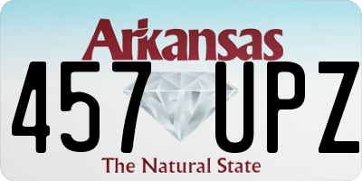 AR license plate 457UPZ