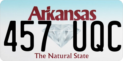 AR license plate 457UQC
