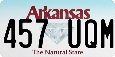 AR license plate 457UQM