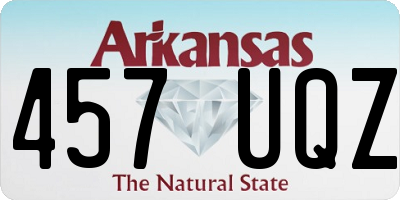 AR license plate 457UQZ