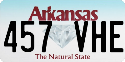 AR license plate 457VHE