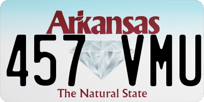 AR license plate 457VMU