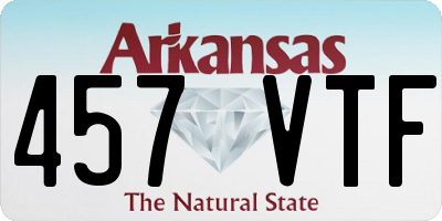 AR license plate 457VTF