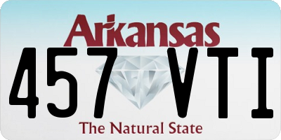 AR license plate 457VTI
