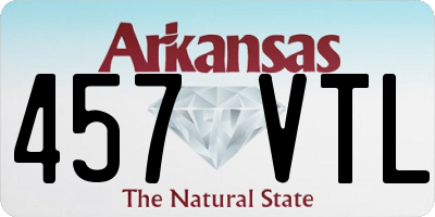 AR license plate 457VTL