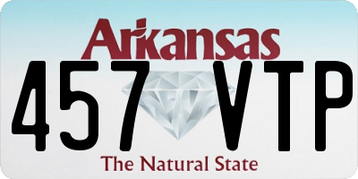 AR license plate 457VTP