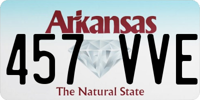 AR license plate 457VVE