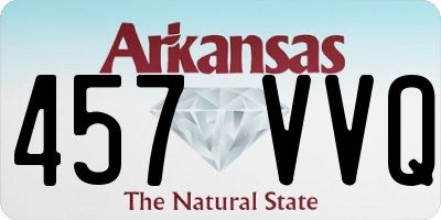 AR license plate 457VVQ